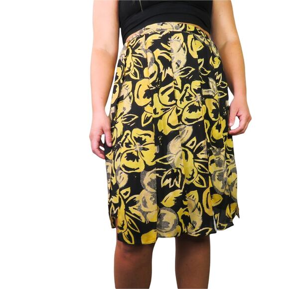 Who What Wear Art Deco Floral Tassel Skirt Size 6 Small - Picture 1 of 6